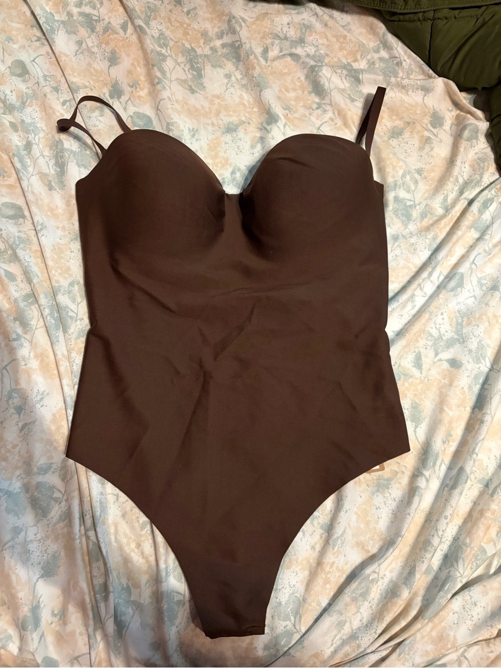 Skims bodysuit with built in push up bra